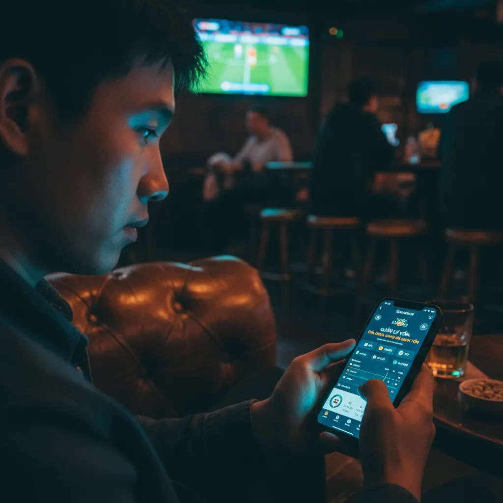 Một ván bài Baccarat đang diễn ra